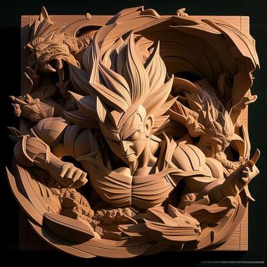 3D model Dragon Ball Z Battle of Z game (STL)